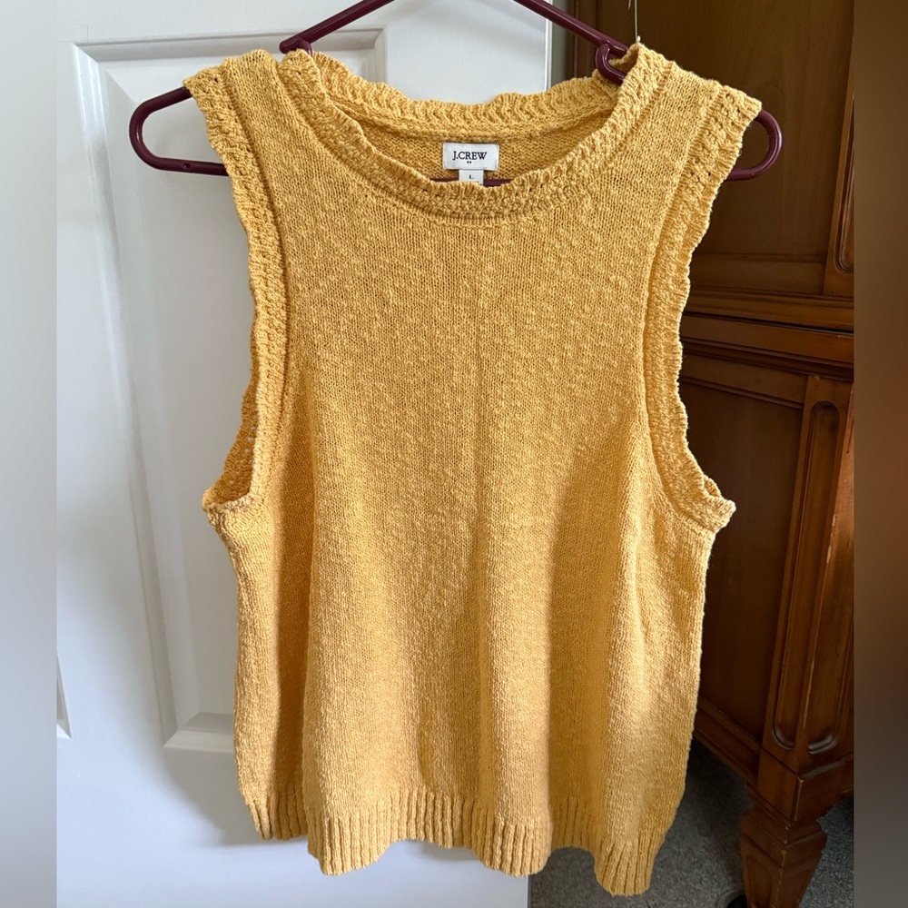 J.Crew Mustard Knit Pullover